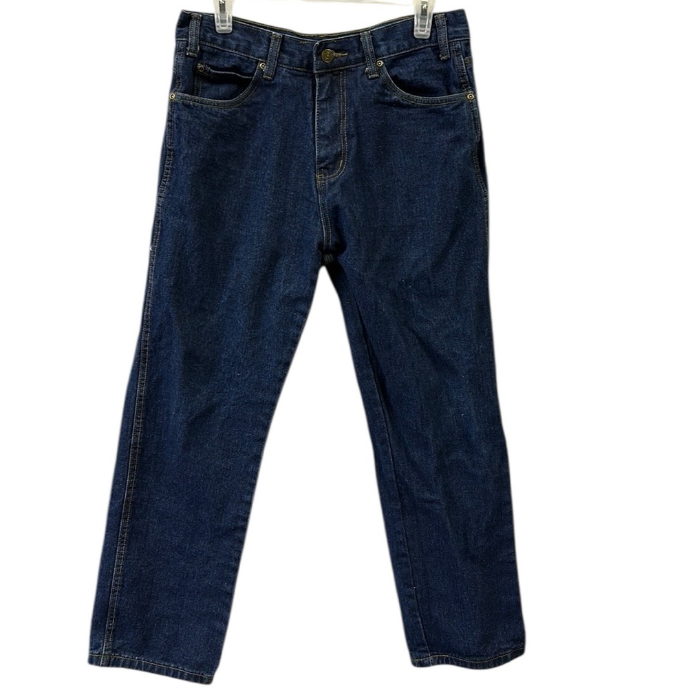 Mission Ridge Cotton Denim Straight Leg Blue Jeans Mens 32 x 30